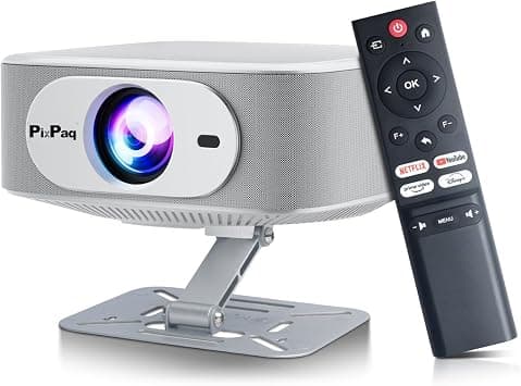 Pixpaq_Japan Power Android 13 LED Projector with 1080p Full HD Native Resolution, 850 ANSI Lumens Brightness, Up to 200 Inch Projection (White) (Renewed) on Amazon.ae - Price Tracker