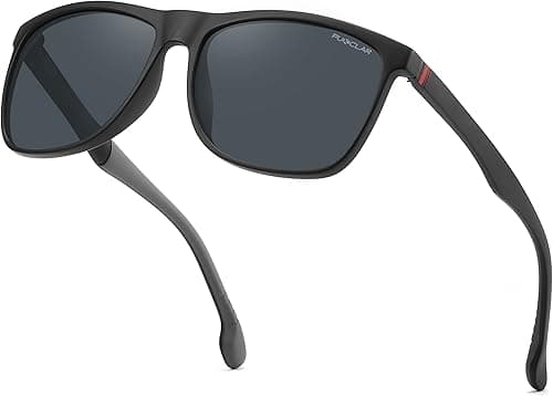 PUKCLAR Polarized Sunglasses for Men Lightweight TR90 Frame UV400 Protection Square Sun Glasses on Amazon.ae - Price Tracker