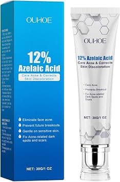 BURDEAN 12% Azelaic Acid Acne Cream, Premium Azelaic Acid Facial Cream,Redness Relief For Face, Redness Reducing Skin Care, Prevents Acne Breakouts, Ease Pimple Clarify Skin Soothe Irritation 30g على Amazon.ae - متتبع الأسعار