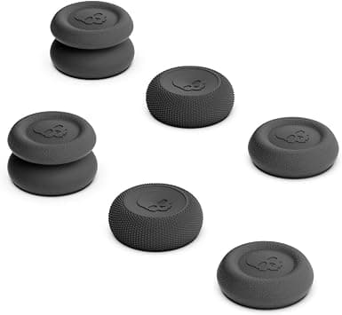 Skull & Co. Skin, CQC and FPS Thumb Grip Set Joystick Cap Analog Stick Cap for Nintendo Switch Pro Controller & PS5 / PS4 / Slim/Pro Controller - Black, 3Pairs(6pcs) - Amazon.ae Price Tracker
