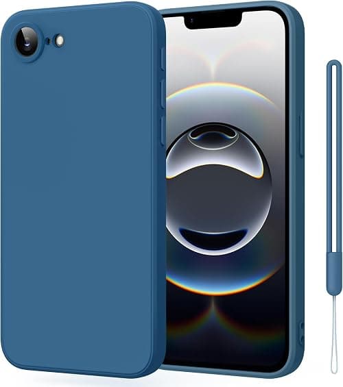 Silicone Case for iPhone 16e /iPhone 17e, Slim Liquid Silicone 3 Layers Full Covered Soft Gel Rubber Phone Case Protective Cover for iPhone 16e /iPhone 17e Cover(Navy Blue) on Amazon.ae - Price Tracker