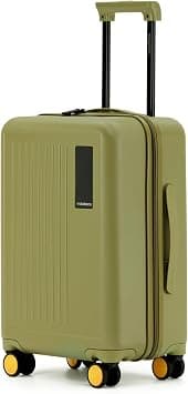 Cabin Suitcase|54 cm|40 L|German Makrolon Polycarbonate Hardshell|TSA-Approved Lock|8 Silent Ninja Wheels|YKK Zippers|4-7 Day Trips|Mokobara Transit Luggage|Olive(So Matcha 2.0) on Amazon.ae - Price Tracker