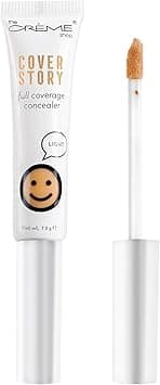 The Crème Shop Full Coverage Face Concealer For Under Eye, Dark Circles, Discolorations & Uneven Skin Tone. -Cover Story, Light on Amazon.ae - Price Tracker