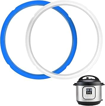 2 Pack Silicon Sealing Ring Compatible for Instant Pot 6QT Pressure Cooker Model, Food-grade BPA-Free Replacement Gasket Seal Rings fit IP-DUO60, DUO50, LUX60, LUX50, CSG60, and CSG50 on Amazon.ae - Price Tracker