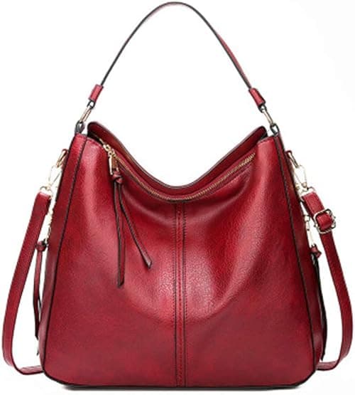 Tjackson Women's Purse Leather Handbag Lady Shoulder Bag Cowhide Tote for Women on Amazon.ae - Price Tracker