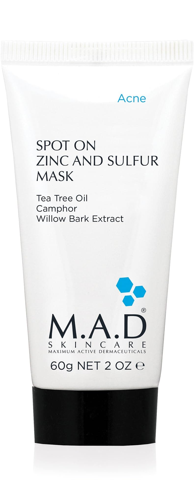 M.A.D SKINCARE ACNE: Spot On Zinc and Sulfur Mask - 60g on Amazon.ae - Price Tracker