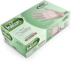 Falcon Vinyl Gloves - Clear Powder Free (Medium) - Amazon.ae Price Tracker