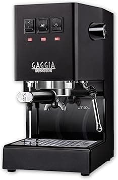 Gaggia Classic E24 | Brass Boiler & Brew Group | Made in Italy | Pro Steam Wand | 58mm SS Portafilter | Manual Pump Espresso Machine | Americano, Latte and Cappuccino Coffee Maker | Thunder Black on Amazon.ae - Price Tracker