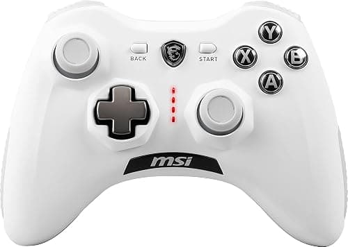 MSI Force GC30V2 White Wireless Gaming Controller, Dual Vibration Motors, Dual Connection Modes, Interchangable D-Pads, Compatible with PC & Android on Amazon.ae - Price Tracker