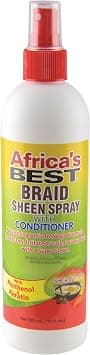 Africa's Best Braid Sheen Spray With Conditioner 355Ml على Amazon.ae - متتبع الأسعار