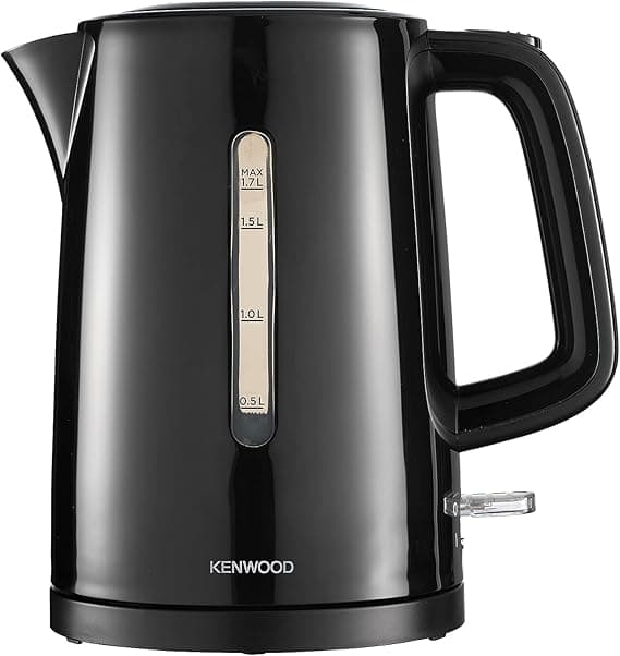 Kenwood Kettle 1.7L Cordless Electric Kettle 2200W with Auto Shut-Off &amp; Removable Mesh Filter ZJP00.000BK Black on Amazon.ae - Price Tracker