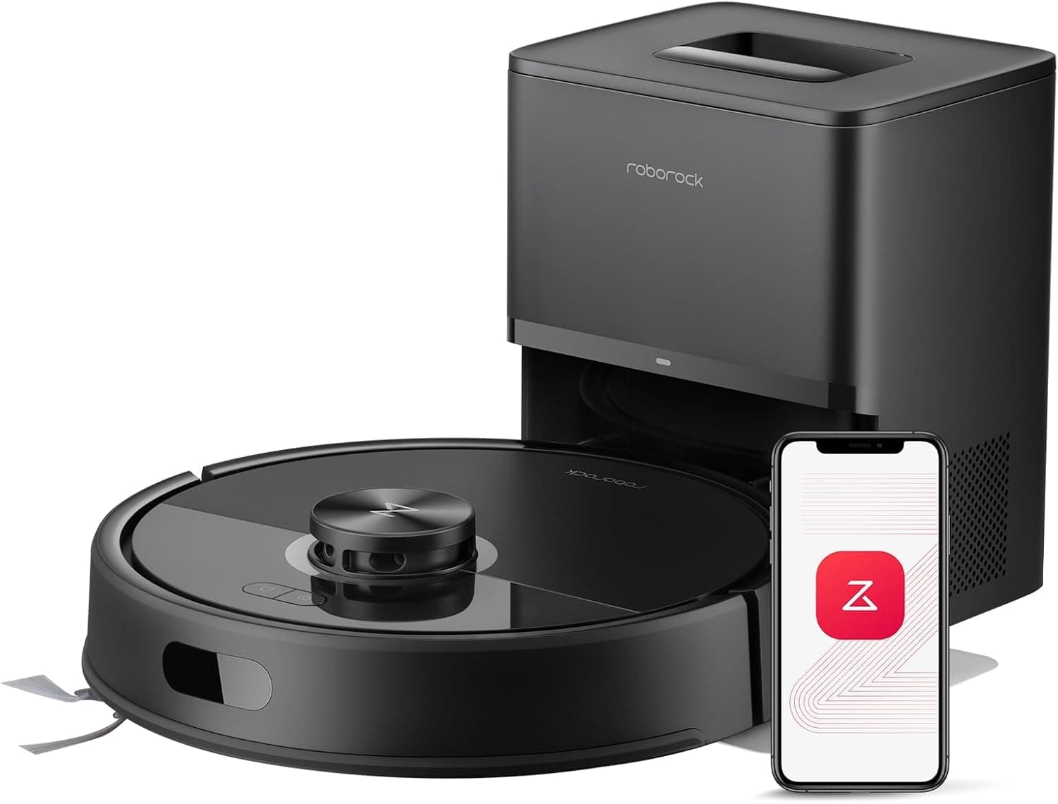 roborock Q7 TF+(Upgraded from Q5 Pro+) Robot Vacuum and Mop, 7 Weeks Self-Emptying, 10000Pa Suction, Dual Anti-Tangle System, for Pet Hair & Carpet, PreciSense LiDAR Navigation, App Control, Black on Amazon.ae - Price Tracker