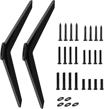 TV Stand Base TV Legs Compatible with TCL 28 32 40 43 49 50 55 65 Inch 4K UHD HDR Roku Smart TV, TV Stand Legs for TCL TV Model 28S305, 32S330, 40S330, 43S423, 43S425, 49S321, 50S425, 55S423, 65S453 - متتبع أسعار Amazon.sa