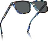 CARFIA Acetate Polarized Sunglasses for Women Small Face - AntiGlare UV400 Protection CA5354C - دليلك لأفضل العروض