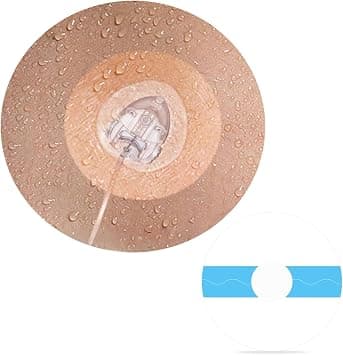 65 Pack Universal Adhesive Patches for CGM and Insulin Pumps, 0.8-Inch Hole, Waterproof Sensor Cover Pre-Cut Adhesive Tape, CGM Protection, Skin-Friendly Cover, Continuous Glucose Monitor Patch, Clear on Amazon.ae - Price Tracker