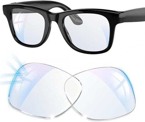 Replacement Lenses for Ray-Ban Meta Smart Glasses Gen 2/1/Wayfarer RW4006/4008/RW4012, 53mm Large/50mm Regular, Anti-Scratch على Amazon.ae - متتبع الأسعار
