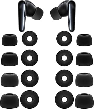 Klowcok Replacement Silicone Ear Tips for Soundcore by Anker Liberty 4 Pro/Liberty 5/Liberty 3 Pro, Not for Liberty 4 NC Earbuds, 8 Pairs (S/M/L/XL) Black on Amazon.ae - Price Tracker