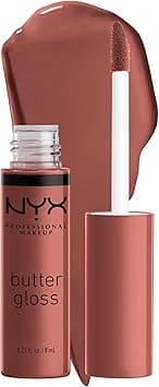 NYX PROFESSIONAL MAKEUP Butter Gloss, Non-Sticky Lip Gloss, Buttery Soft, Silky Smooth and Creamy, Sheer to Medium Coverage - Shade: Praline (Deep Nude) on Amazon.ae - Price Tracker