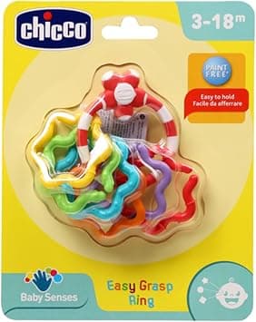 Chicco Baby Senses Easy Grasp Rings Keys Baby Rattle 3M-18M on Amazon - Best Deal Finder