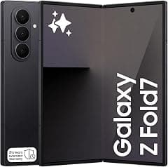 Samsung Galaxy Z Fold7, AI Phone, Jetblack, 512GB Storage, 12GB Memory, 200MP Camera, 3nm Processor, 4400mAh Battery, 2.5 Year Manufacturer Extended Warranty, (KSA Version) - متتبع أسعار Amazon.sa