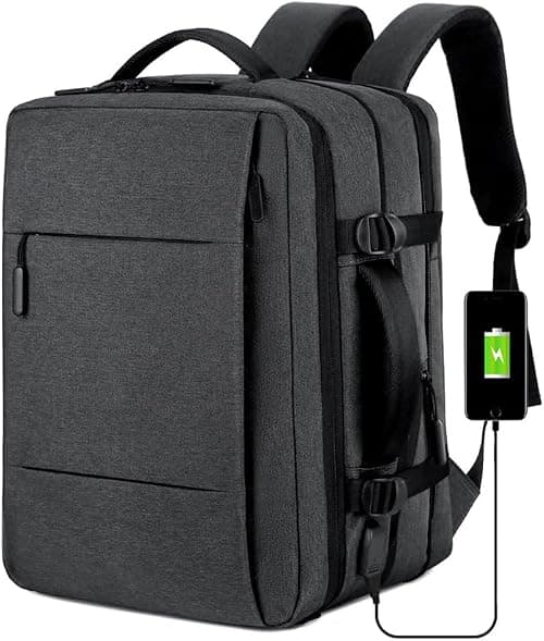 Beauenty Carry On Backpack, 35L Flight Approved Travel Backpack for Men Women, Expandable Water-resistant 15.6Inch Laptop Backpack, Casual Daypack Large Backpack for Business على Amazon.ae - متتبع الأسعار