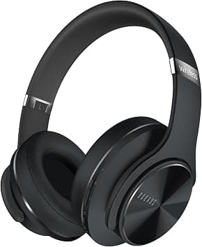 DOQAUS Bluetooth Headphones Over Ear, 90 Hrs Playtime, Wireless Headphones with 3 EQ Modes, Foldable Hi-Fi Stereo Bass Headphones, Soft Over Ear Headphones, Wired Mode, Built-in Mic for Phone/PC(Black on Amazon.ae - Price Tracker