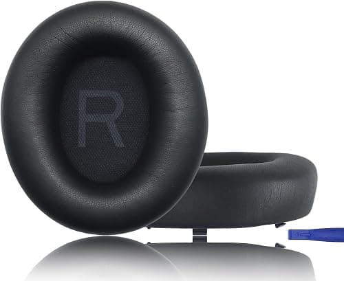 Q45 Earpads, Hiflying Soft Protein Leather Ear Pads Replacement Cushions Cups Compatible with Anker Space Q45 Adaptive Active Noise Cancelling Headphones (Q45/Black) on Amazon.ae - Price Tracker