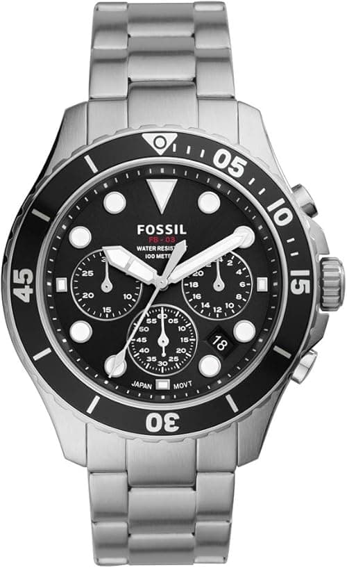 Fossil Men's FB-03 Stainless Steel Casual Quartz Watch - FS5725 on Amazon.ae - Price Tracker