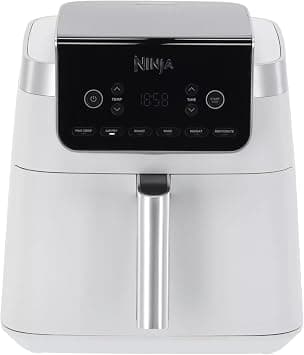 Ninja AF180EUWH Single Deep Fryer 6.2L Stand-alone 2000W Hot Air Fryer - White على Amazon.ae - متتبع الأسعار