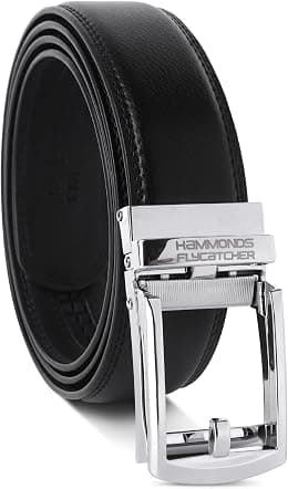 HAMMONDS FLYCATCHER Genuine Leather Belt for Men - Perfect for Formal and Casual Wear - Adjustable Waistband up to 46 Inches - Autolock Belt for Formal and Casual Wear - Best Deal Finder