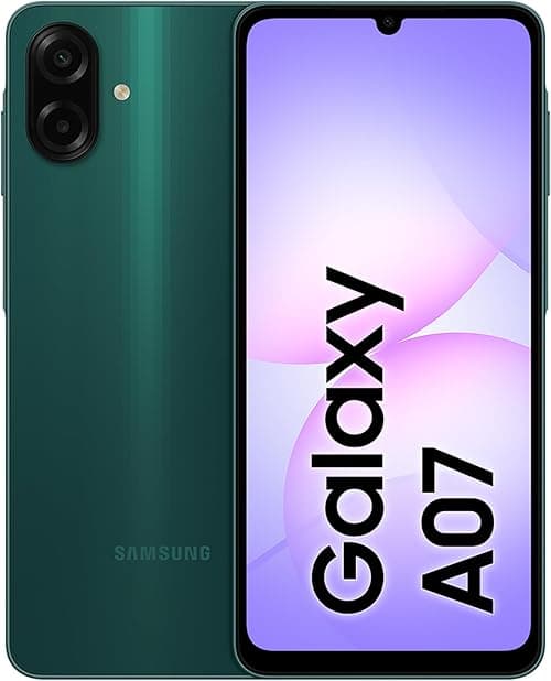 Samsung Galaxy A07 LTE, Android Smartphone, 128GB Storage, 4GB RAM, Green, 6x OS Upgrades, Large Display, 6nm Processor (UAE Version) on Amazon.ae - Price Tracker