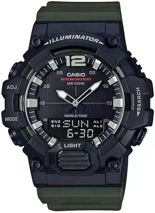 Casio Men's Watch - HDC-700-3AVDF Black Dial, Green Band on Amazon.ae - Price Tracker