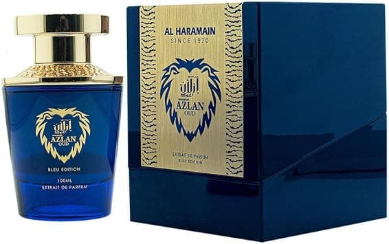 Al Haramain Azlan Oud Bleu Edition Extrait De Parfum 100ml | Luxury Unisex Perfume | Woody Spicy Fragrance with Cardamom, Grapefruit, Cinnamon, Patchouli, Amber & Vetiver on Amazon - Best Deal Finder