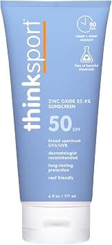 Thinksport Sunscreen SPF 50+, 6 Ounce - Best Deal Finder