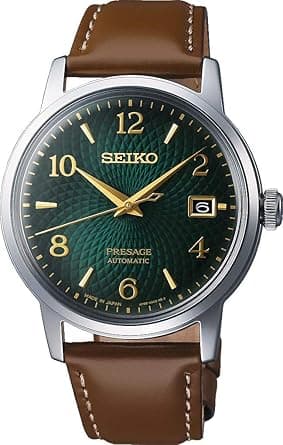 Seiko Presage Automatic Green Dial Men's Watch SRPE45J1 on Amazon.ae - Price Tracker