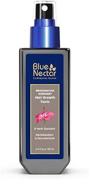 Blue Nectar Advanced Plant-Based Rosemary Hair Growth Serum, Natural Alternate for Redensyl for Hair Growth | Ayurvedic Hair Serum for Women & Men for Healthy Hair & Scalp (8 Herbs, 100 ml) - Best Deal Finder
