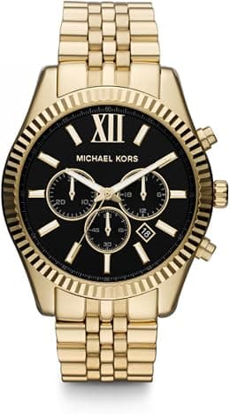 Michael Kors Herrenuhr mit Edelstahlarmband MICM-LEXINGTON-TWO-TONE8B8AD9-2011 - Best Deal Finder