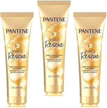 Pantene Deep Conditioning Hair Mask Miracle Rescue Pro-V , 8 Fl Oz (Pack of 3)- Total 24.0 Fl oz on Amazon.ae - Price Tracker