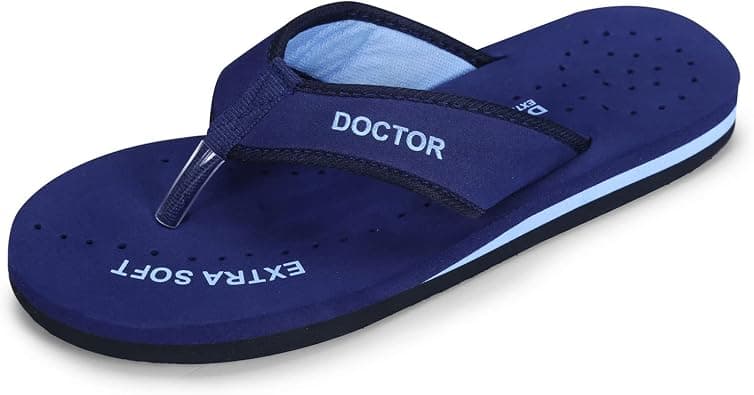 DOCTOR EXTRA SOFT Doctor Slippers for Women Orthopedic Diabetic Pregnancy Non Slip Lightweight Comfortable Flat Casual Stylish Dr Chappals and House Flip flops For Ladies and Girl’s D-22 على Amazon.ae - متتبع الأسعار