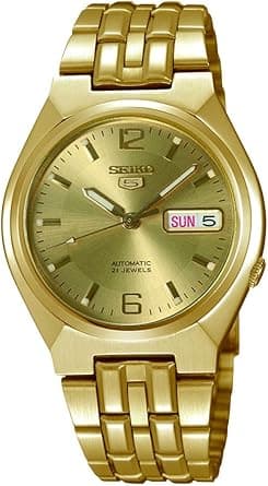 Seiko 5 Gold Tone Watch SNKL64 on Amazon.ae - Price Tracker