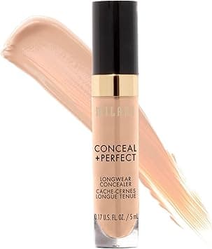 Milani Conceal + Perfect Longwear Concealer - Light Beige (0.17 Fl. Oz.) Vegan, Cruelty-Free Liquid Concealer - Cover Dark Circles, Blemishes & Skin Imperfections for Long-Lasting Wear on Amazon.ae - Price Tracker