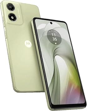 Motorola Moto E14 Dual SIM 4G Smartphone, 64GB Storage, 2GB RAM, 6.56" 90Hz IPS LCD Display, 13MP Camera, Android 14 (Go Edition), 5000mAh Battery, Water-Repellent Design (Pastel Green) on Amazon.ae - Price Tracker