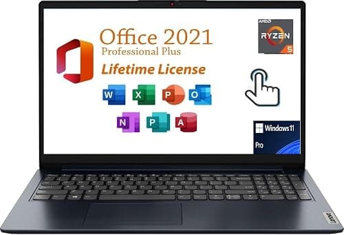 Lenovo IdeaPad 1 Touchscreen Laptop, AMD Ryzen 5 7520U, 8GB RAM, 256GB SSD, 15.6-inch FHD IPS, Windows 11 Home, Abyss Blue, English Keyboard on Amazon.ae - Price Tracker