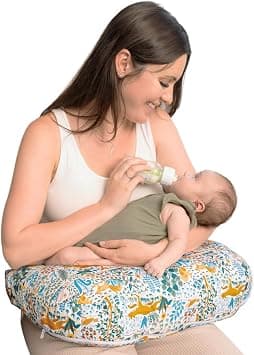Boppy New Nursing Pillow – Colorful Forest Animals – Larger, More Supportive Pillow for Breastfeeding & Bottle Feeding – Firmer Fill, Higher Lift, Larger Area Than Original Nursing Pillow - Amazon.ae Price Tracker