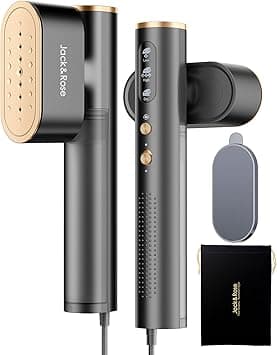 Jack & Rose Dual Voltage Travel Clothes Steamer 100-220V,SC-001 | 15s Fast Heat Up; 2-in-1 Steamer & Iron; Large Ceramic Panel; Global Travel Use on Amazon.ae - Price Tracker