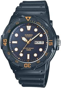 Casio Men's Black Dial Resin Analog Watch - متتبع أسعار Amazon.sa