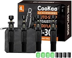 Adjustable Auto-Stop Tire Deflator Valve Kit(10-30 PSI)，Desert Off-road Quick Deflation, And Portable Quick Tire Decompression Valve（4 PCS ） - Amazon.ae Price Tracker
