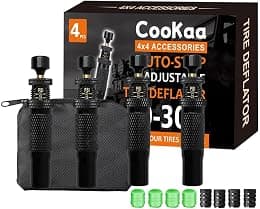 Adjustable Auto-Stop Tire Deflator Valve Kit(10-30 PSI)，Desert Off-road Quick Deflation, And Portable Quick Tire Decompression Valve（4 PCS ） - Best Deal Finder
