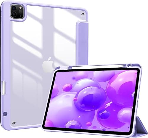 ProCase Smart Case for iPad Pro 11 Inch Case 2022/2021/2020/2018, Slim Stand Hard Back Shell Cover for iPad Pro 11 4th Generation 2022 / 3rd Gen 2021/ 2nd Gen 2020 / 1st Gen 2018 -Purple | Hard shell case, smart folio design, support functional auto sleep wake function on Amazon.ae - Price Tracker
