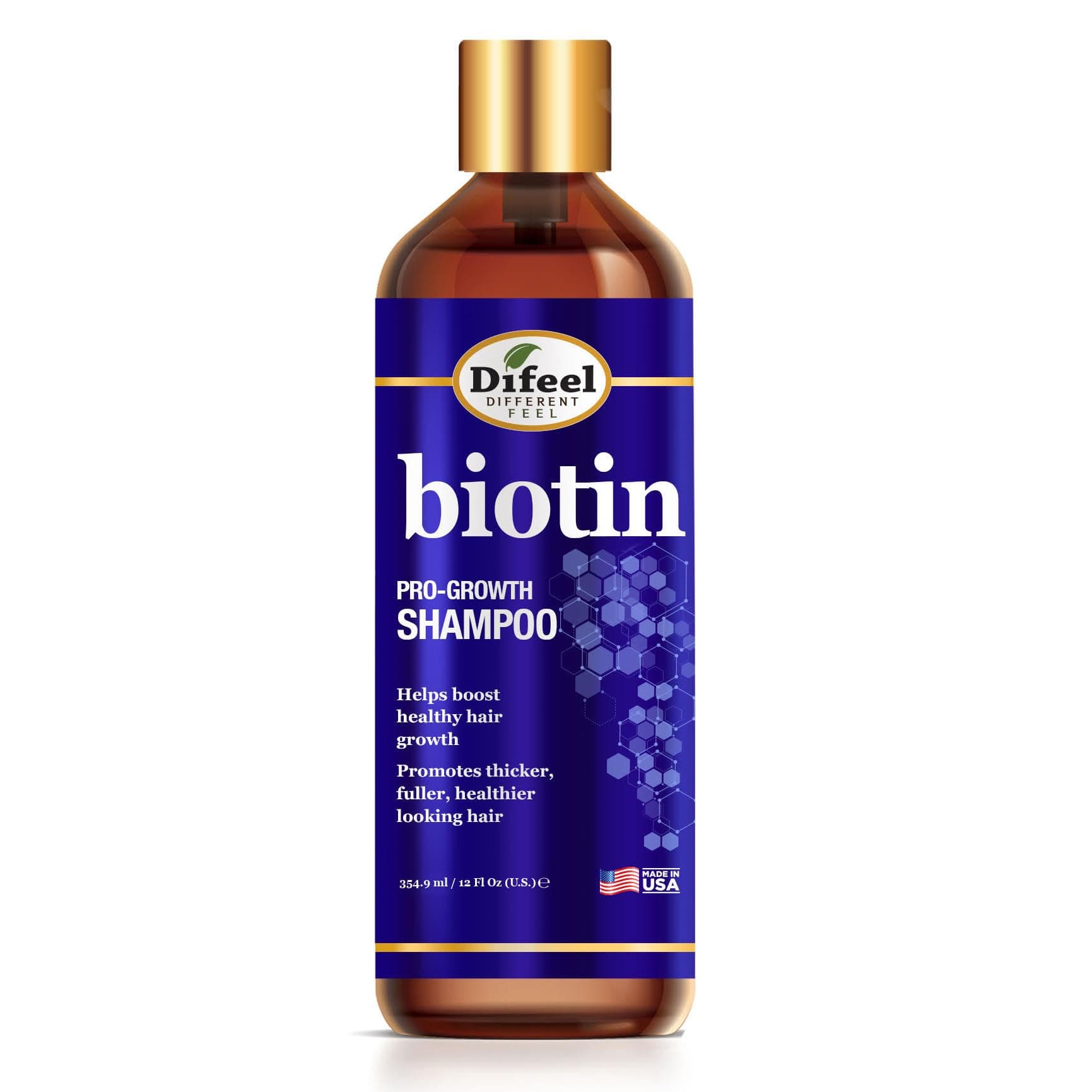 Difeel Pro-Growth Biotin Shampoo 354.9 ml - Shampoo for Thinning Hair and Hair Loss on Amazon.ae - Price Tracker